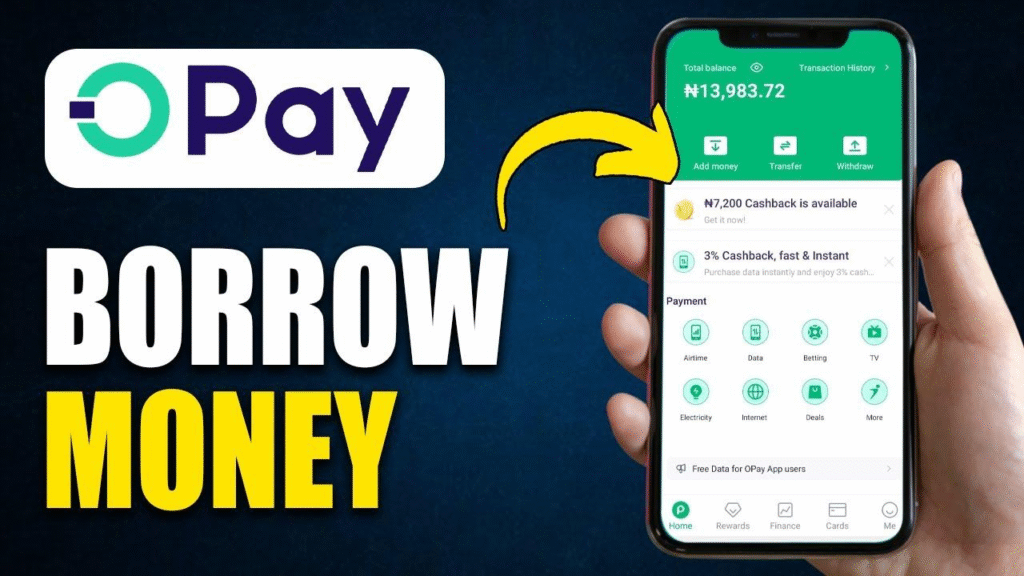 How to Borrow Money from Opay in Nigeria